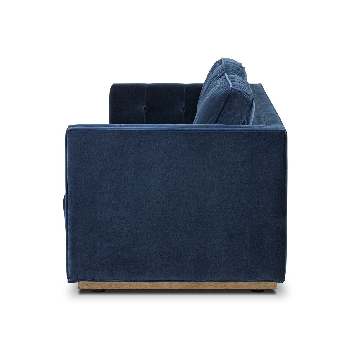 Kiera Terciopelo Azul Sofa