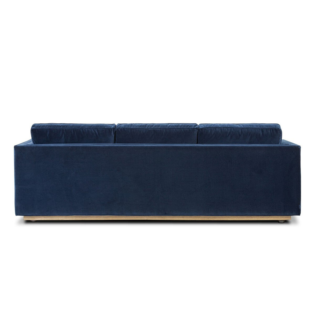Kiera Terciopelo Azul Sofa