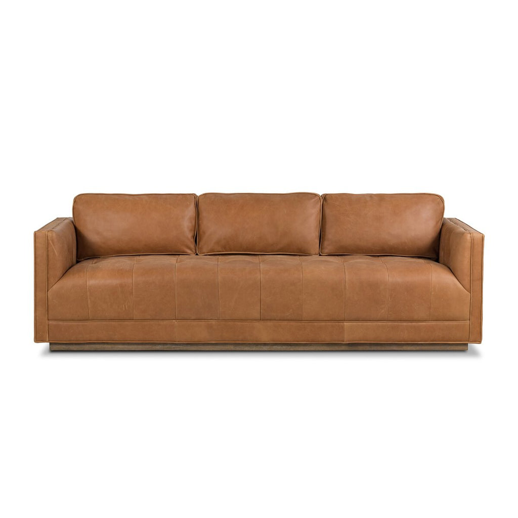 Kiera Cuero Top Cognac Sofa