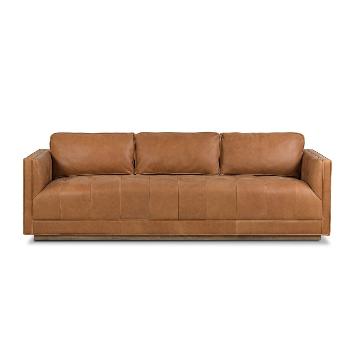 Kiera Cuero Top Cognac Sofa