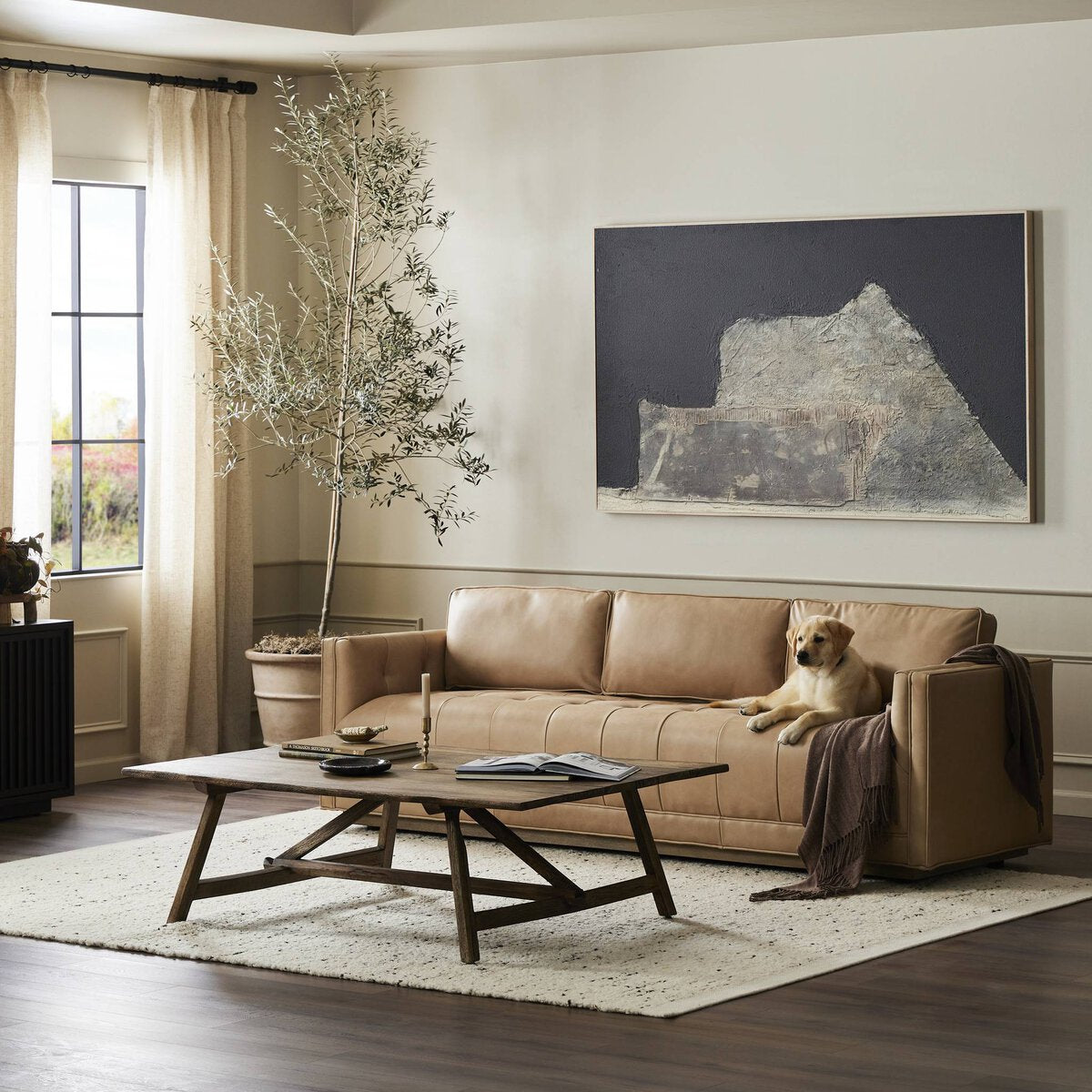 Kiera Cuero Top Nude Sofa