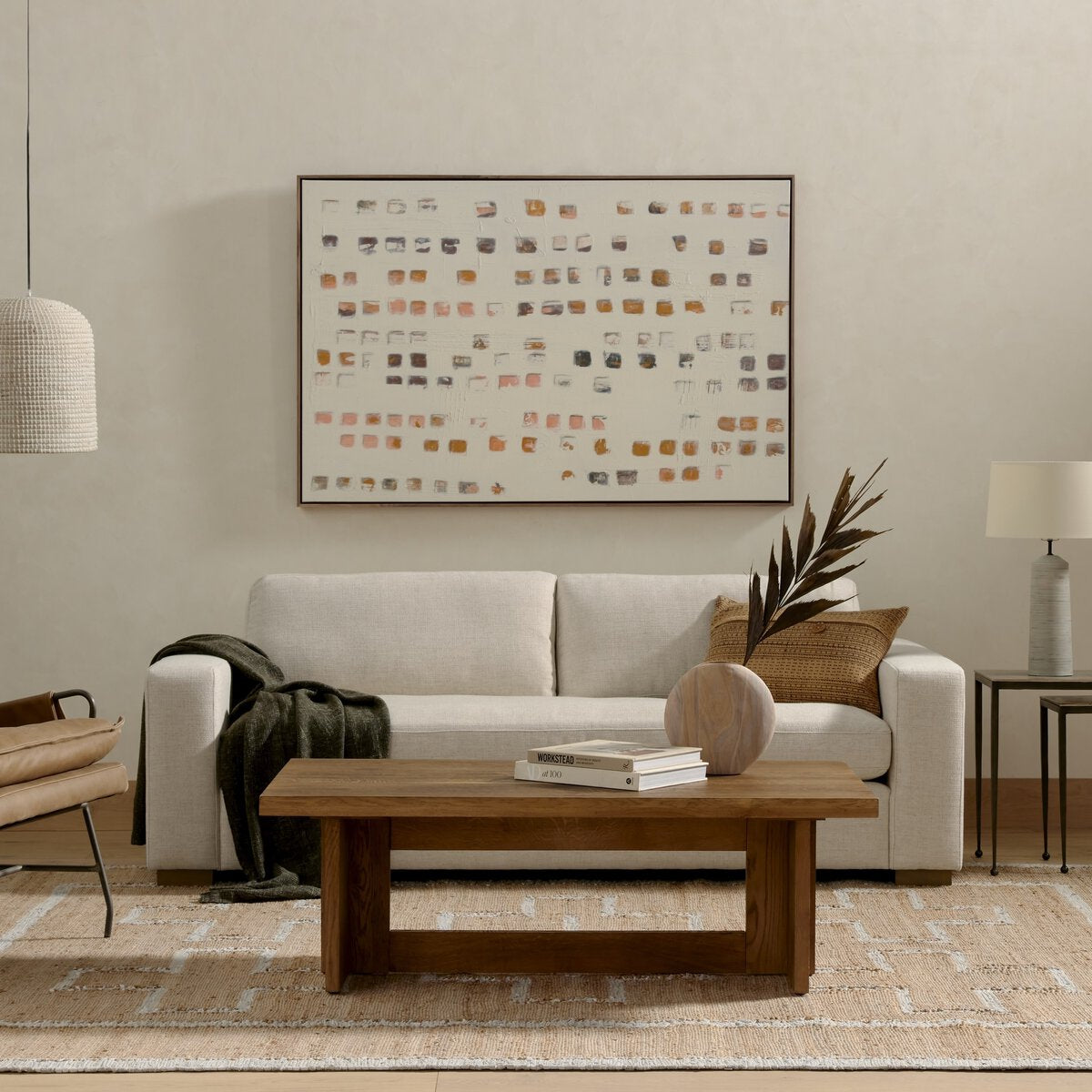 Boone Crema Sofa