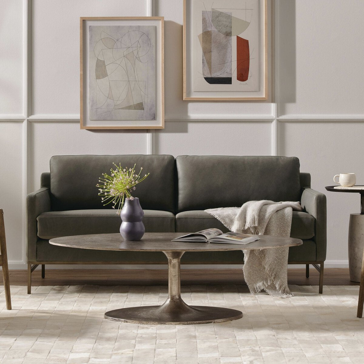 Vanna Cuero Top Sofa
