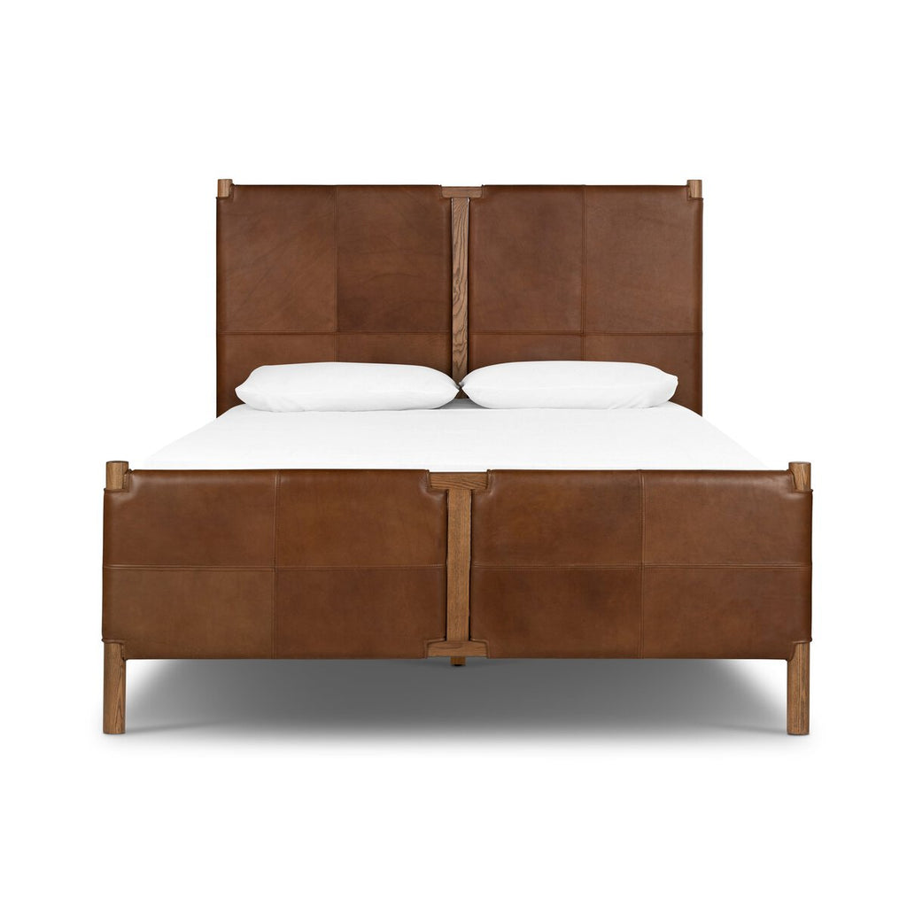 Salado Cuero Top Cafe Queen Cama