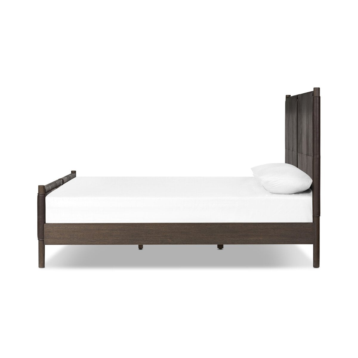 Salado Cuero Top Negro King Cama