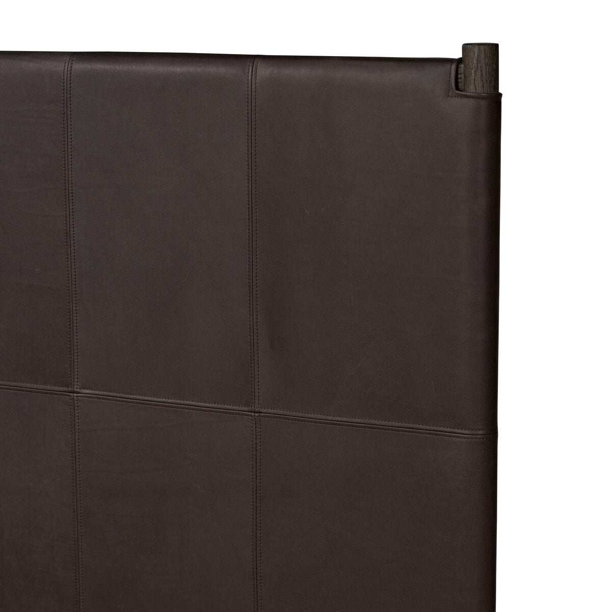 Salado Cuero Top Negro King Cama