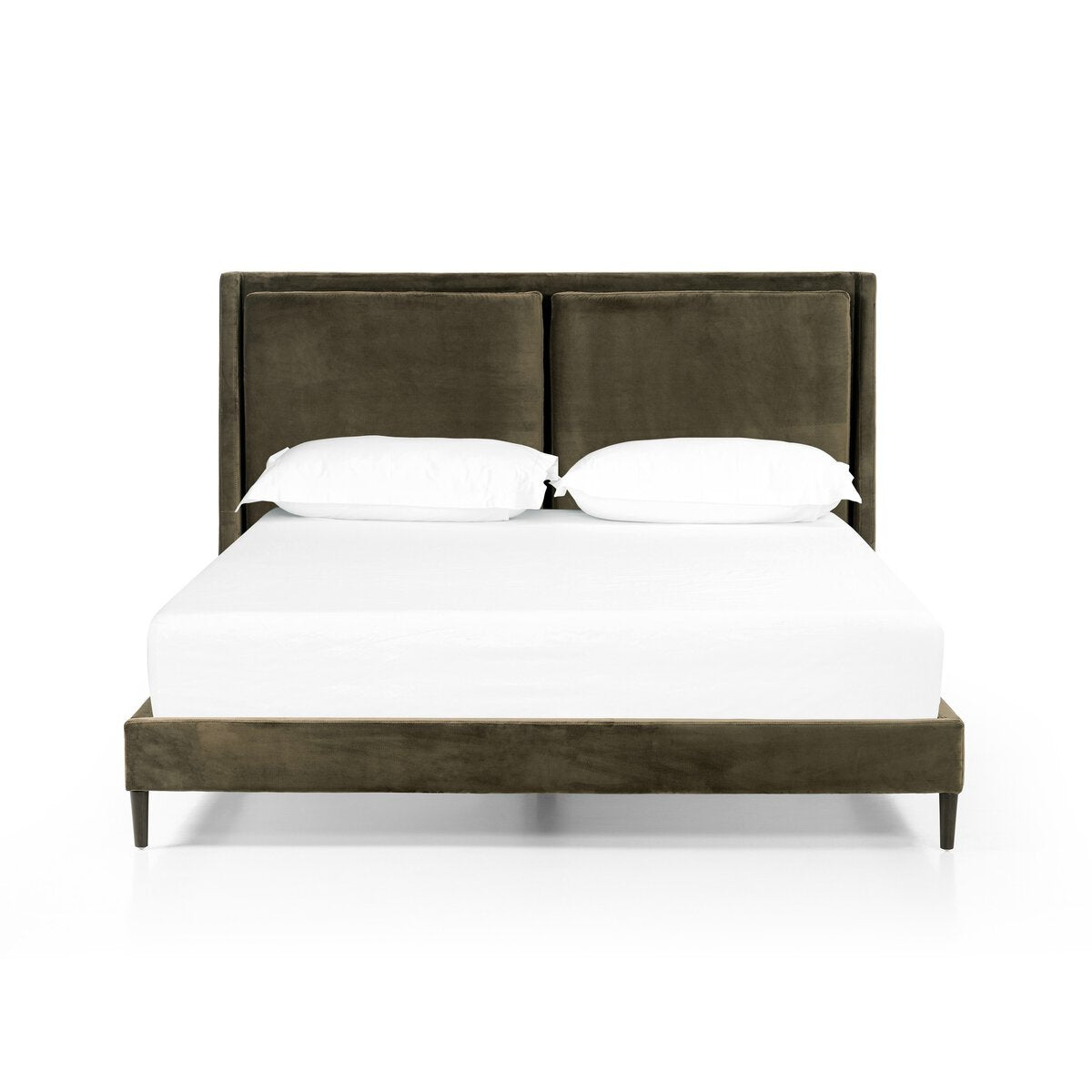 Potter Terciopelo Verde Olivo Cama