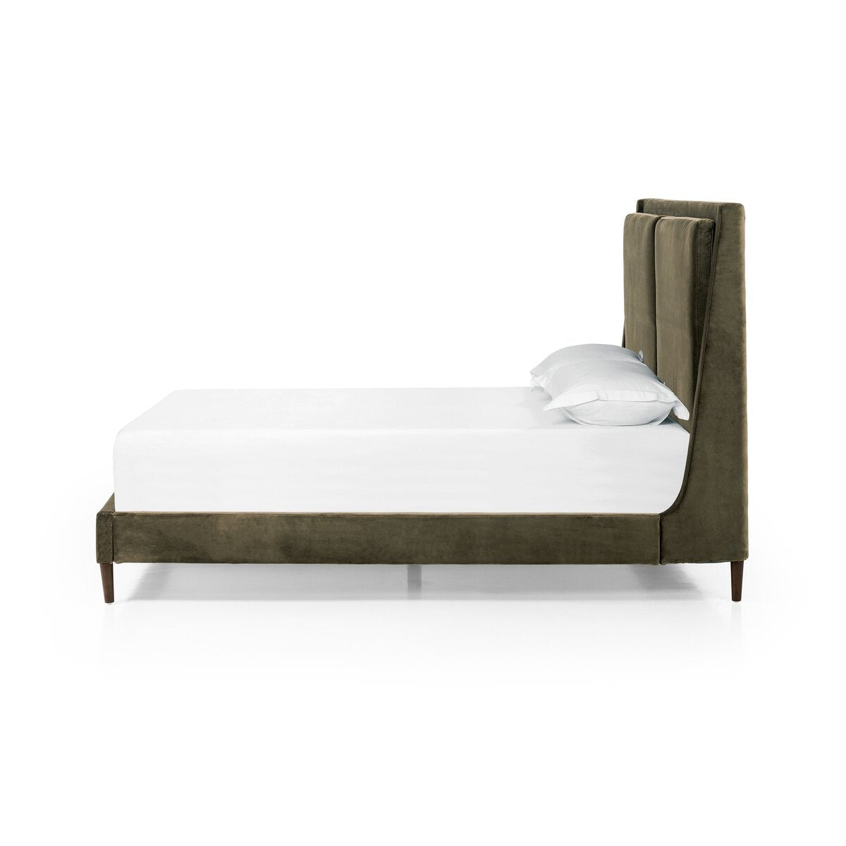 Potter Terciopelo Verde Olivo Cama