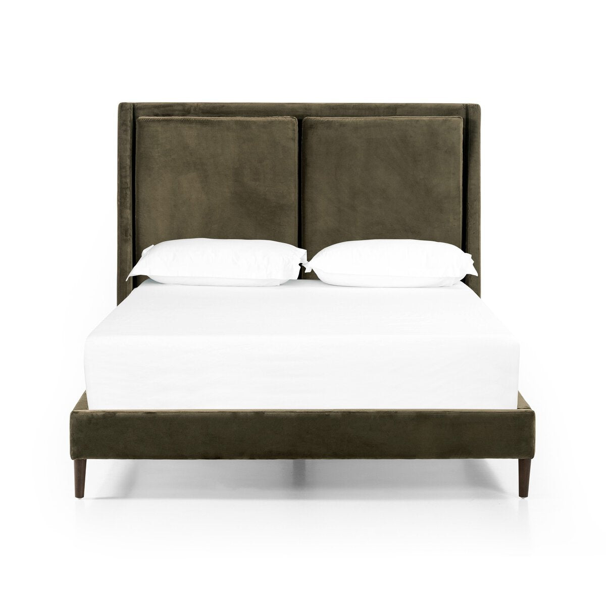 Potter Terciopelo Verde Olivo Cama