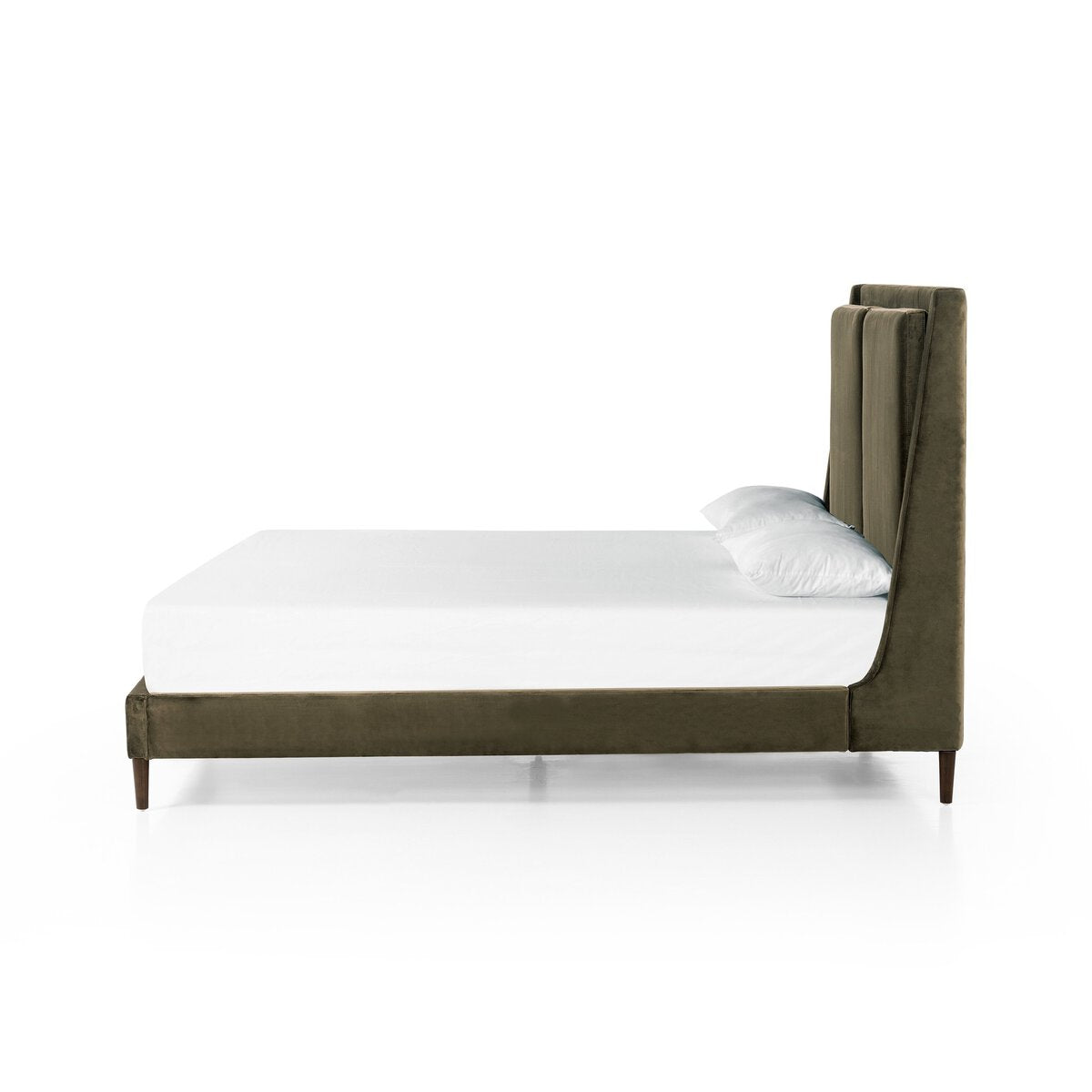 Potter Terciopelo Verde Olivo Cama