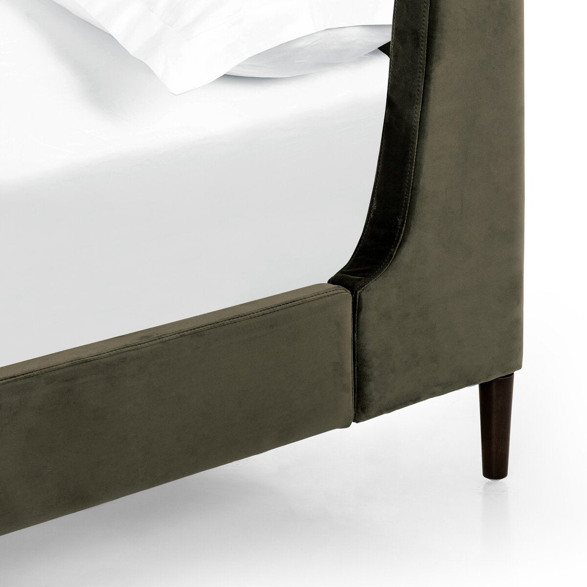 Potter Terciopelo Verde Olivo Cama