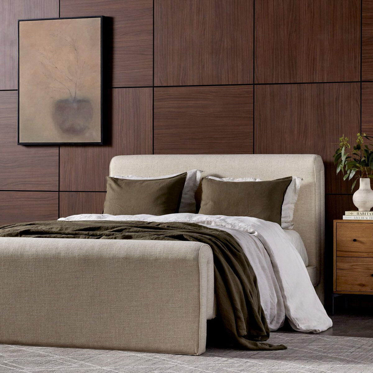 Mitchell Crema Cama