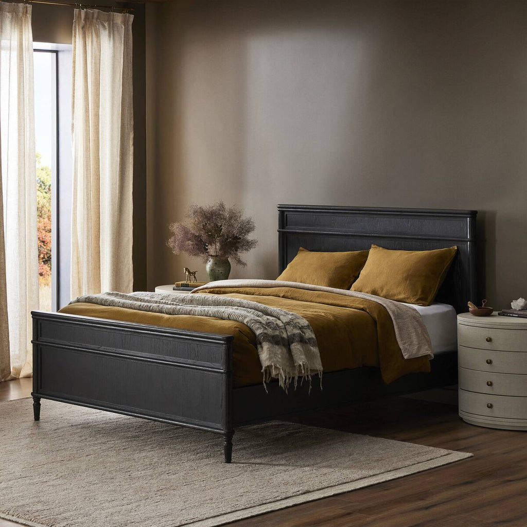 Toulouse Negro Cama