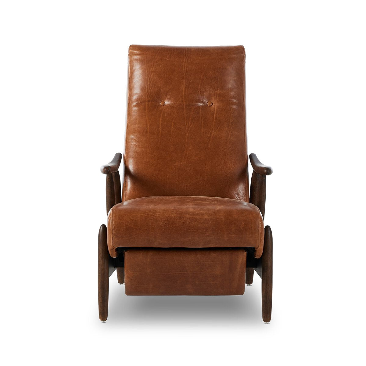 Jarvis Cuero Top Tabaco Silla de Acento