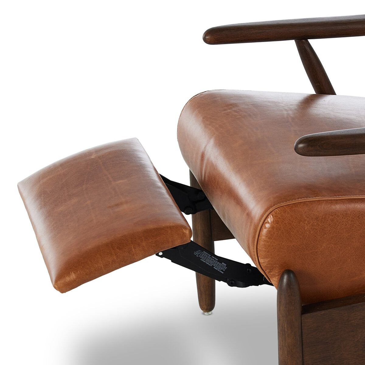 Jarvis Cuero Top Tabaco Silla de Acento