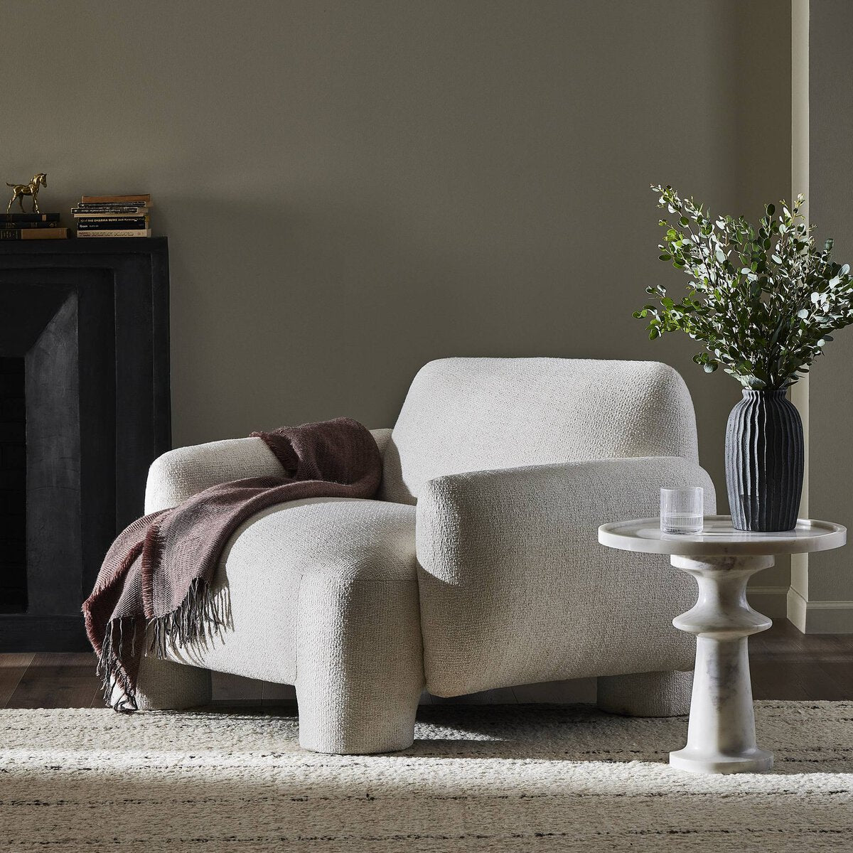 Mingh Crema Silla de Acento