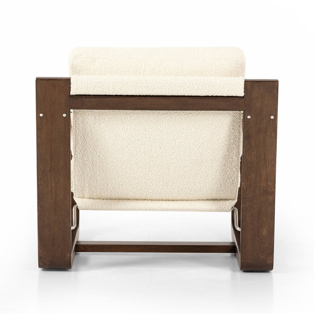 Cesar Lino Crema/Cuero Top Camel Silla de Acento