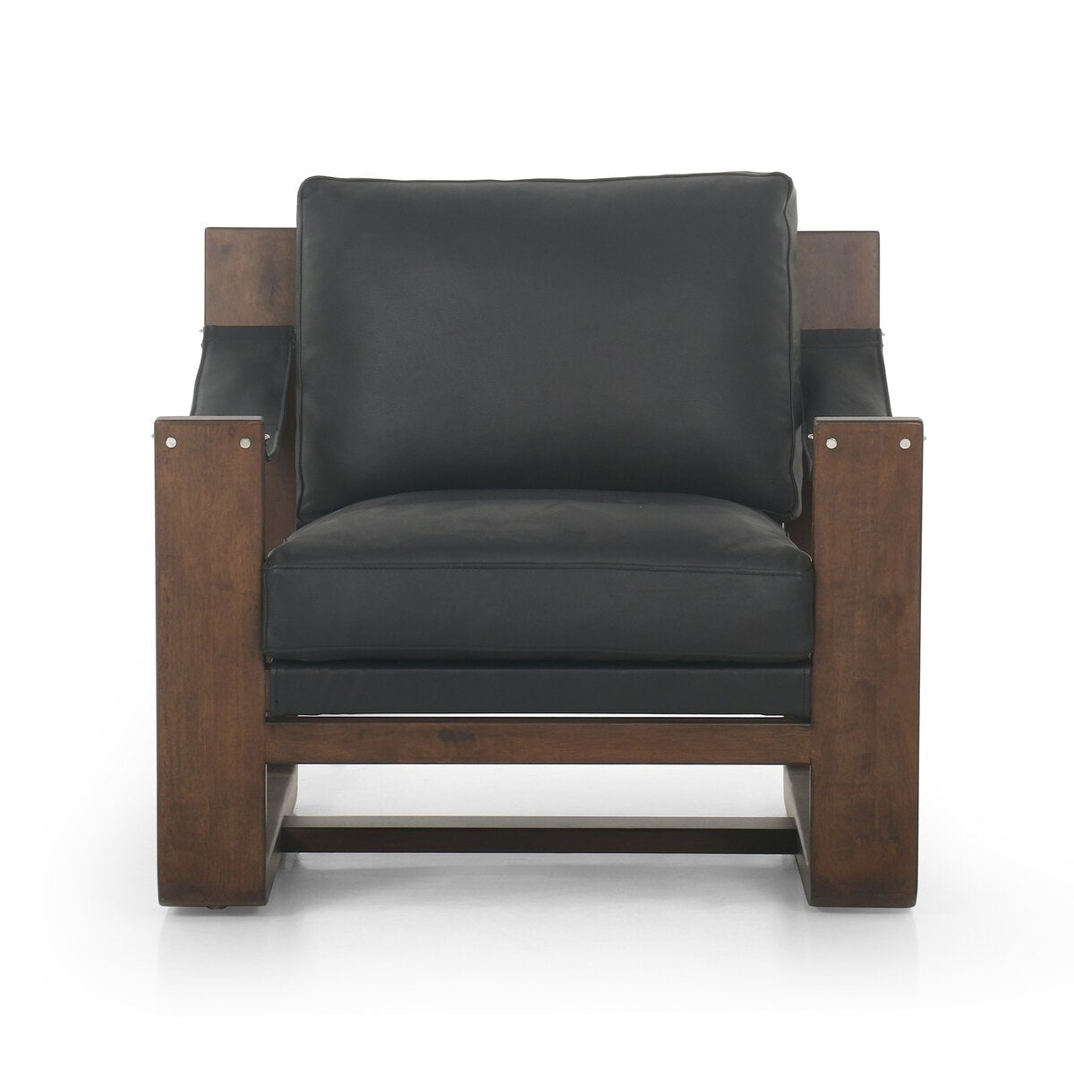 Cesar Cuero Top Negro Silla de Acento