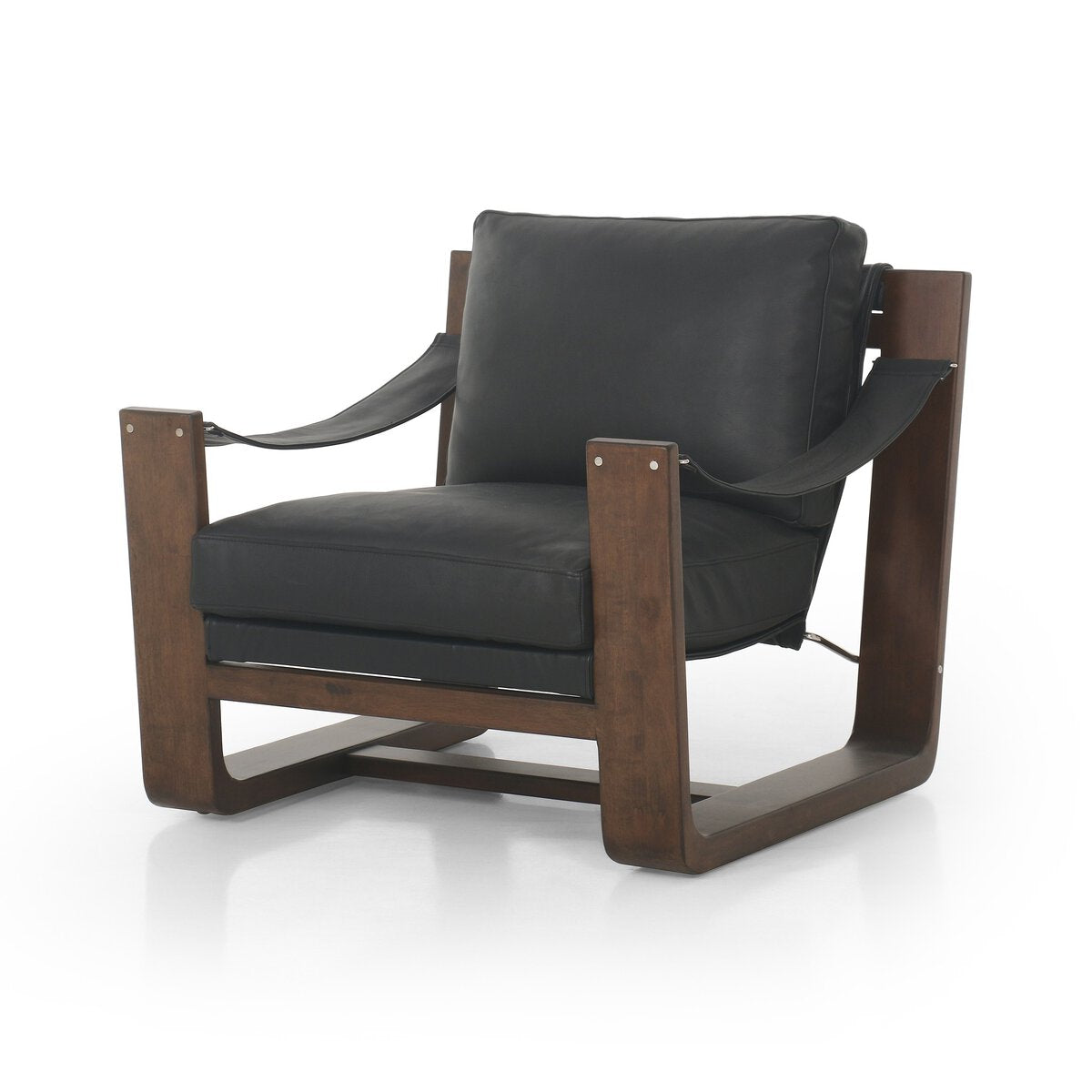 Cesar Cuero Top Negro Silla de Acento