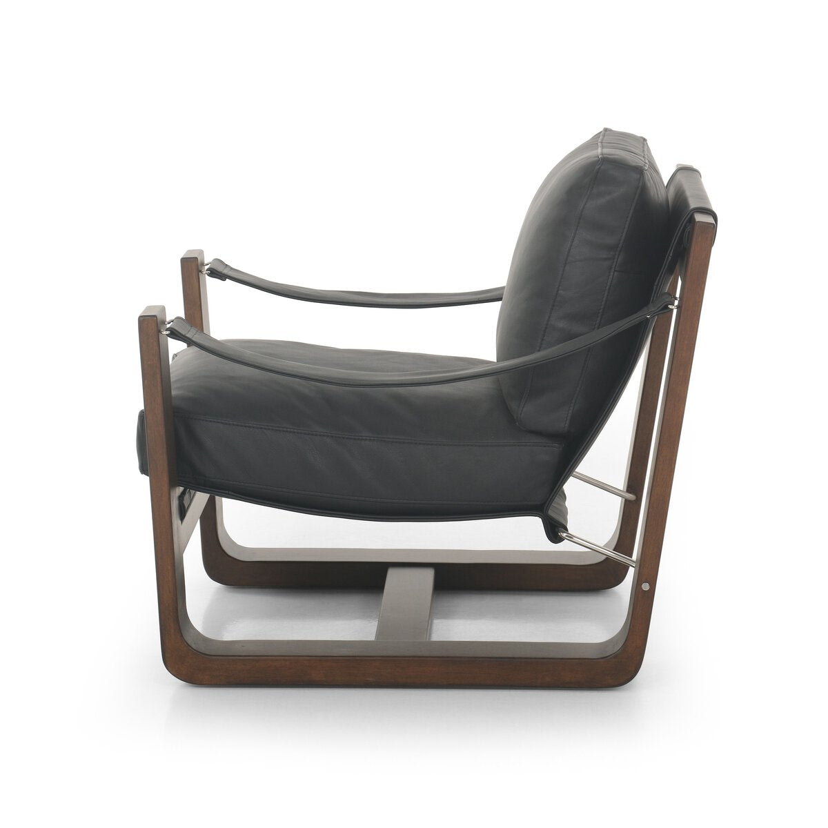 Cesar Cuero Top Negro Silla de Acento