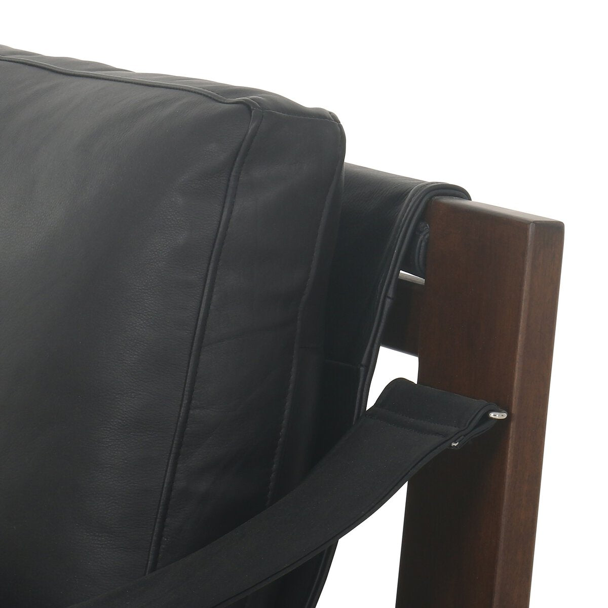 Cesar Cuero Top Negro Silla de Acento