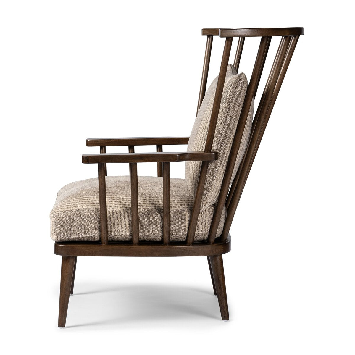 Graham Lino Gris/Crema  Silla de Acento