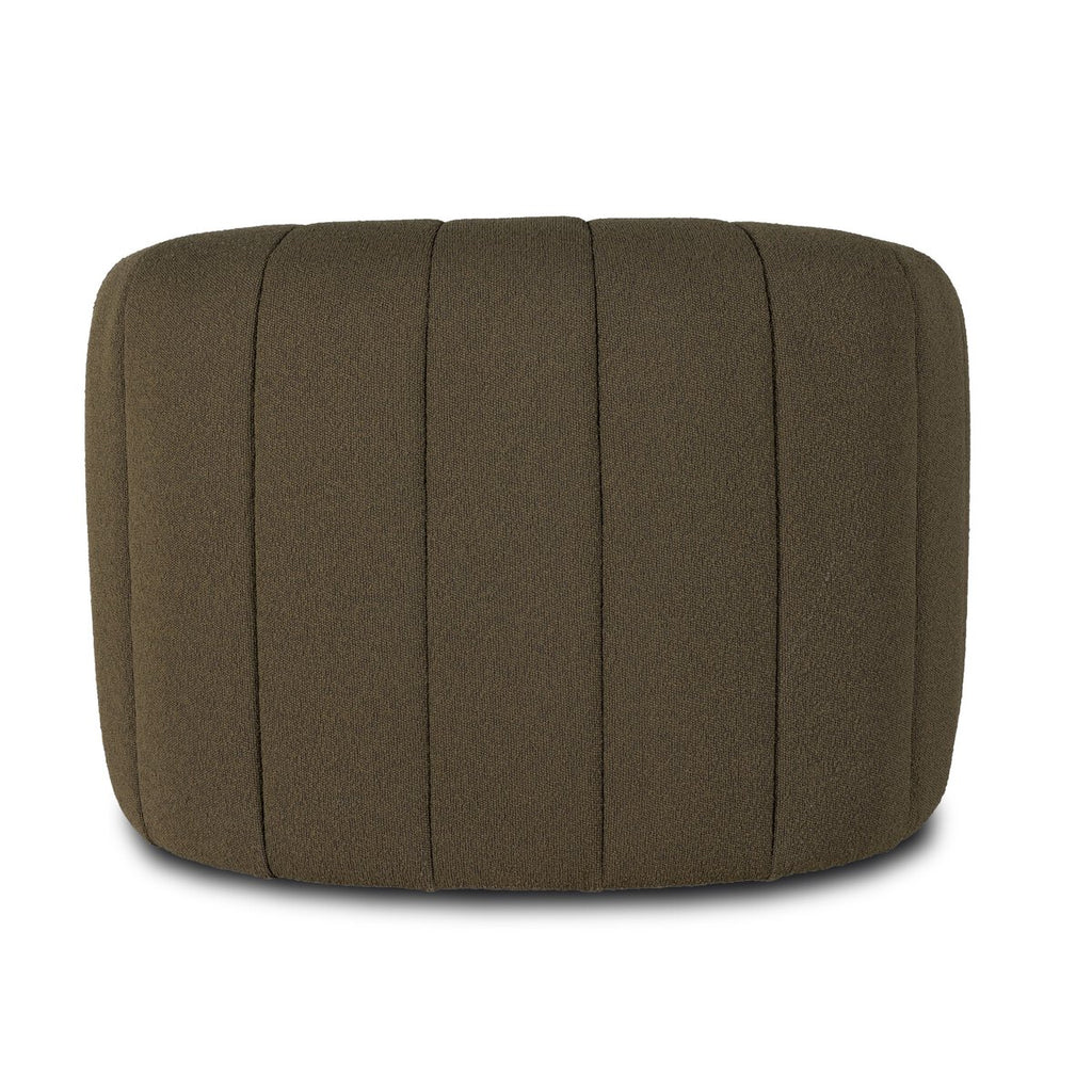 Elliana Boucle Olivo Giratoria Silla de Acento