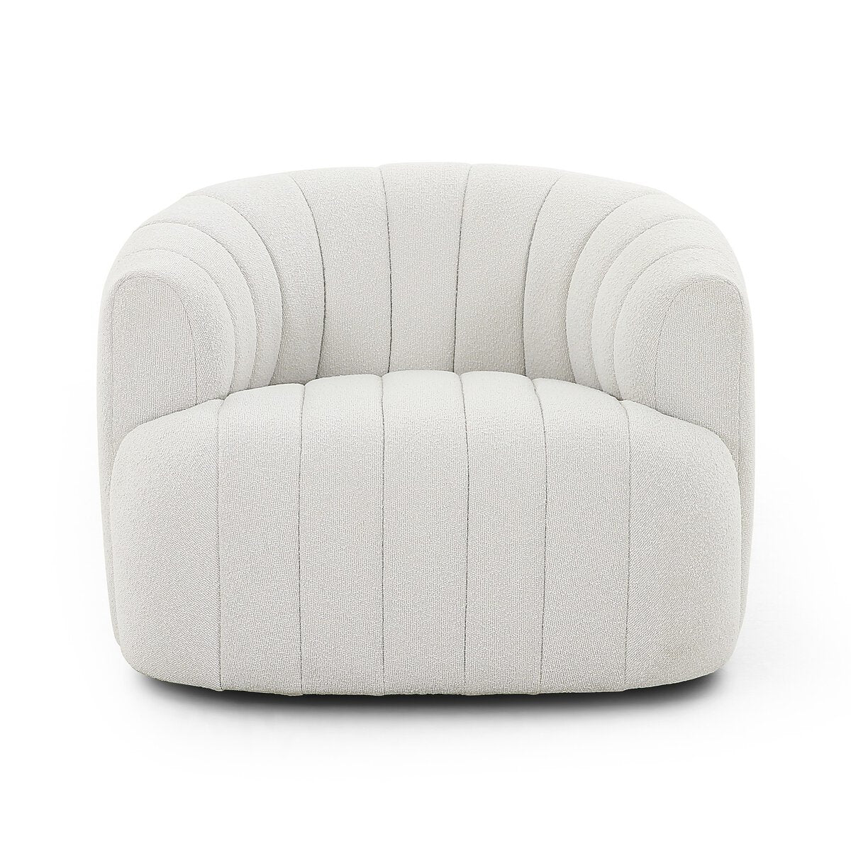 Elliana Boucle Blanco Silla de Acento