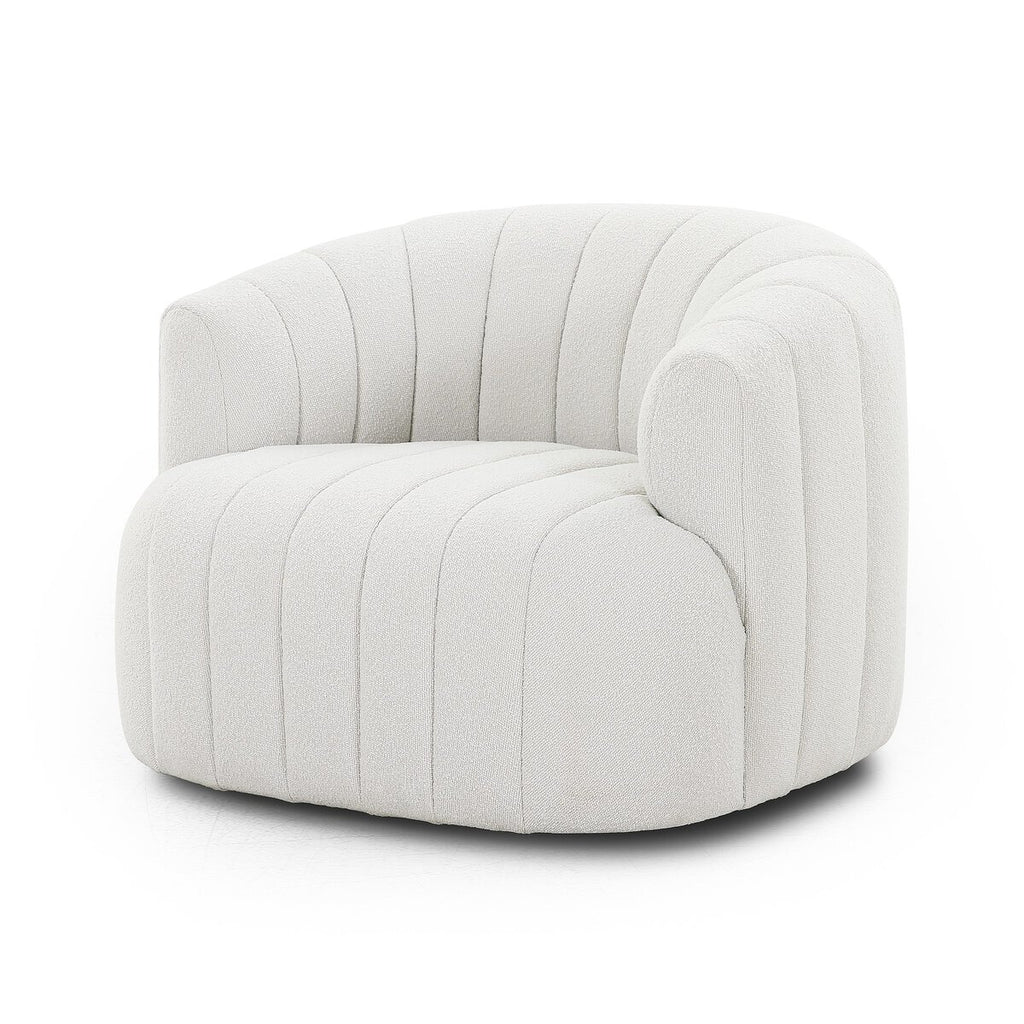 Elliana Boucle Blanco Silla de Acento