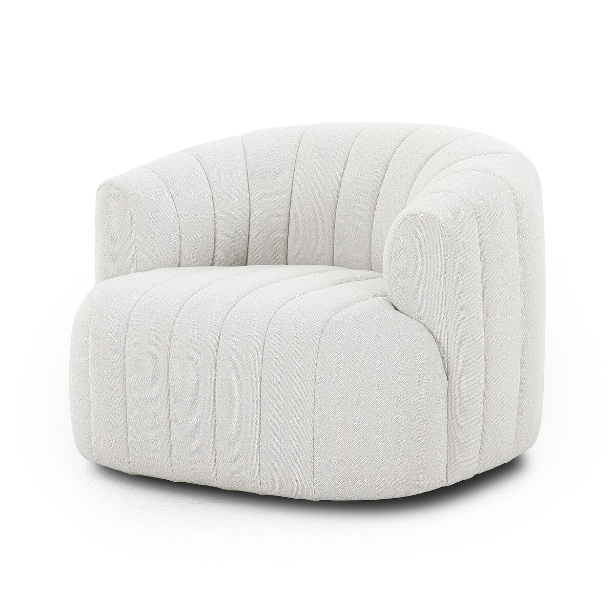 Elliana Boucle Blanco Silla de Acento