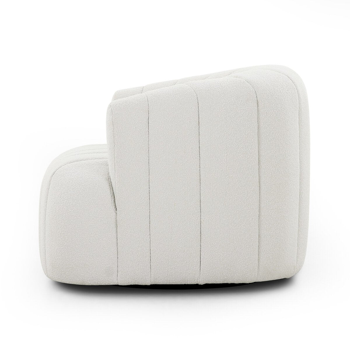 Elliana Boucle Blanco Silla de Acento