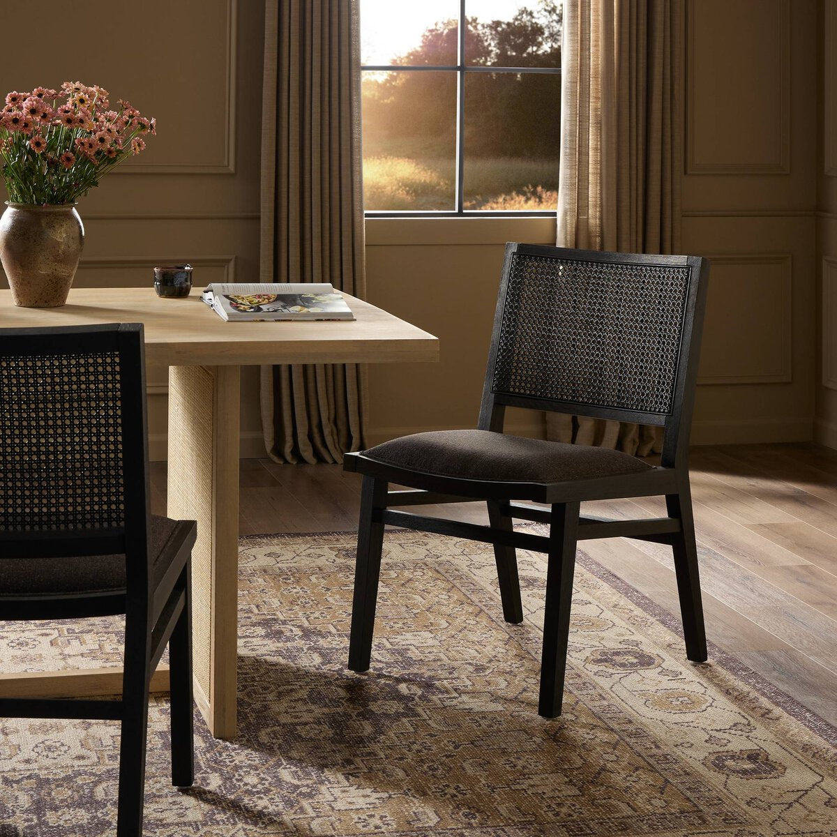 Sage Negro Silla de Comedor