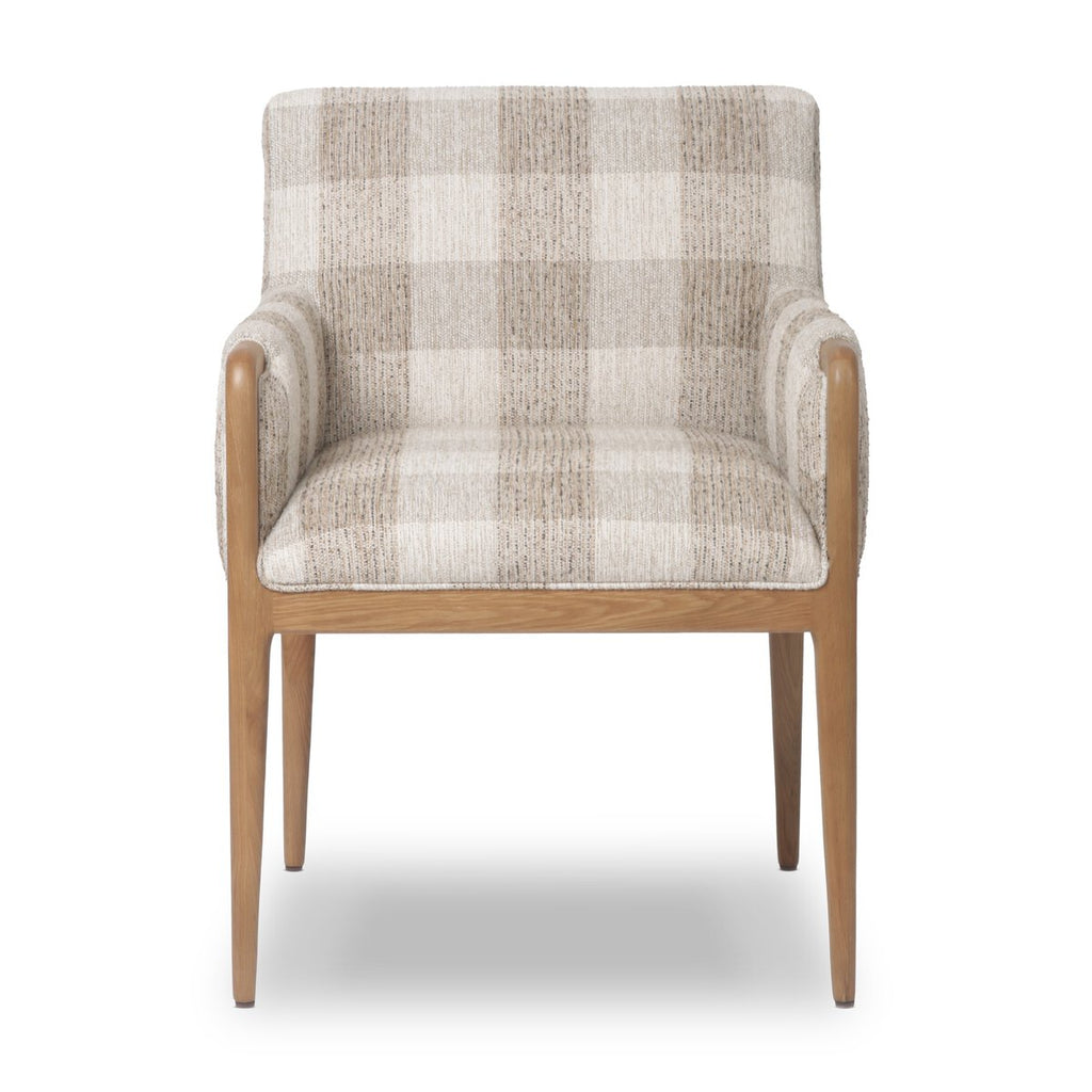 Ledger Beige/Gris Silla de Comedor