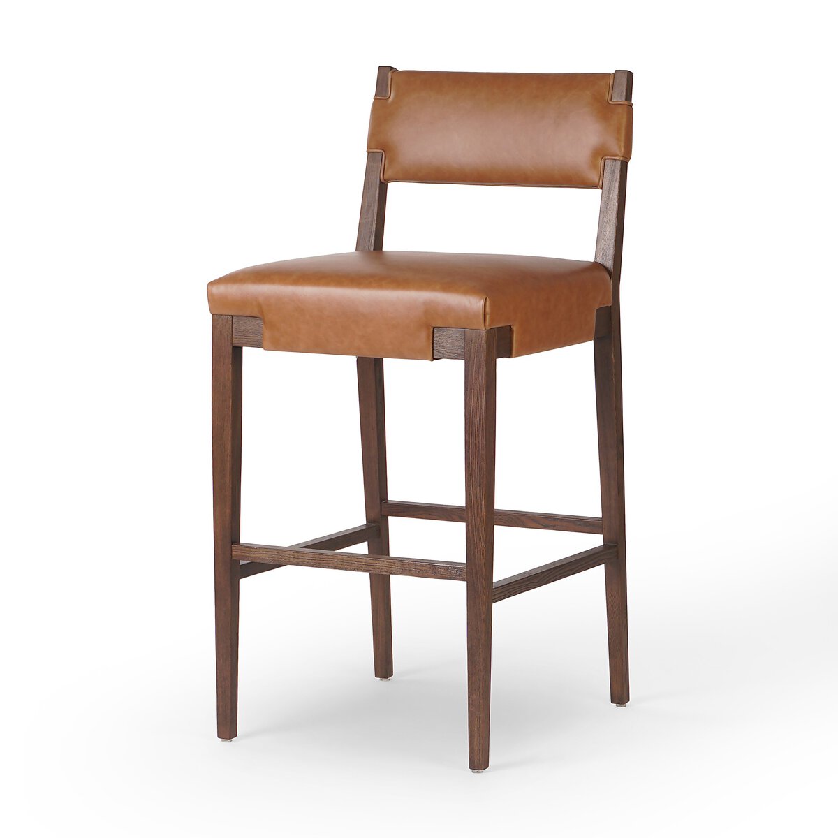Tamari Cuero Top Chestnut Bar Stool