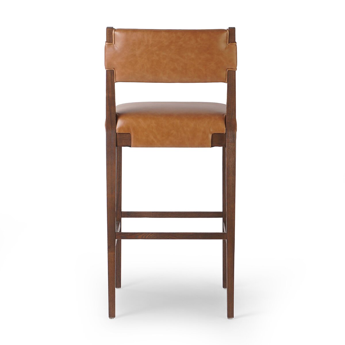 Tamari Cuero Top Chestnut Bar Stool