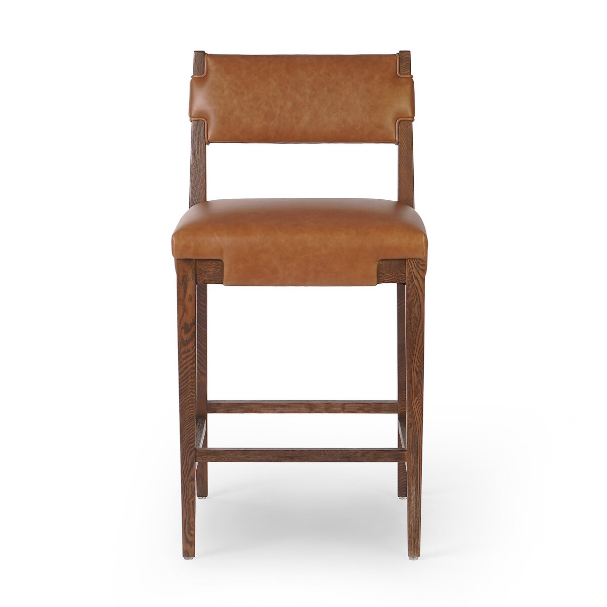 Tamari Cuero Top Chestnut  Counter Stool