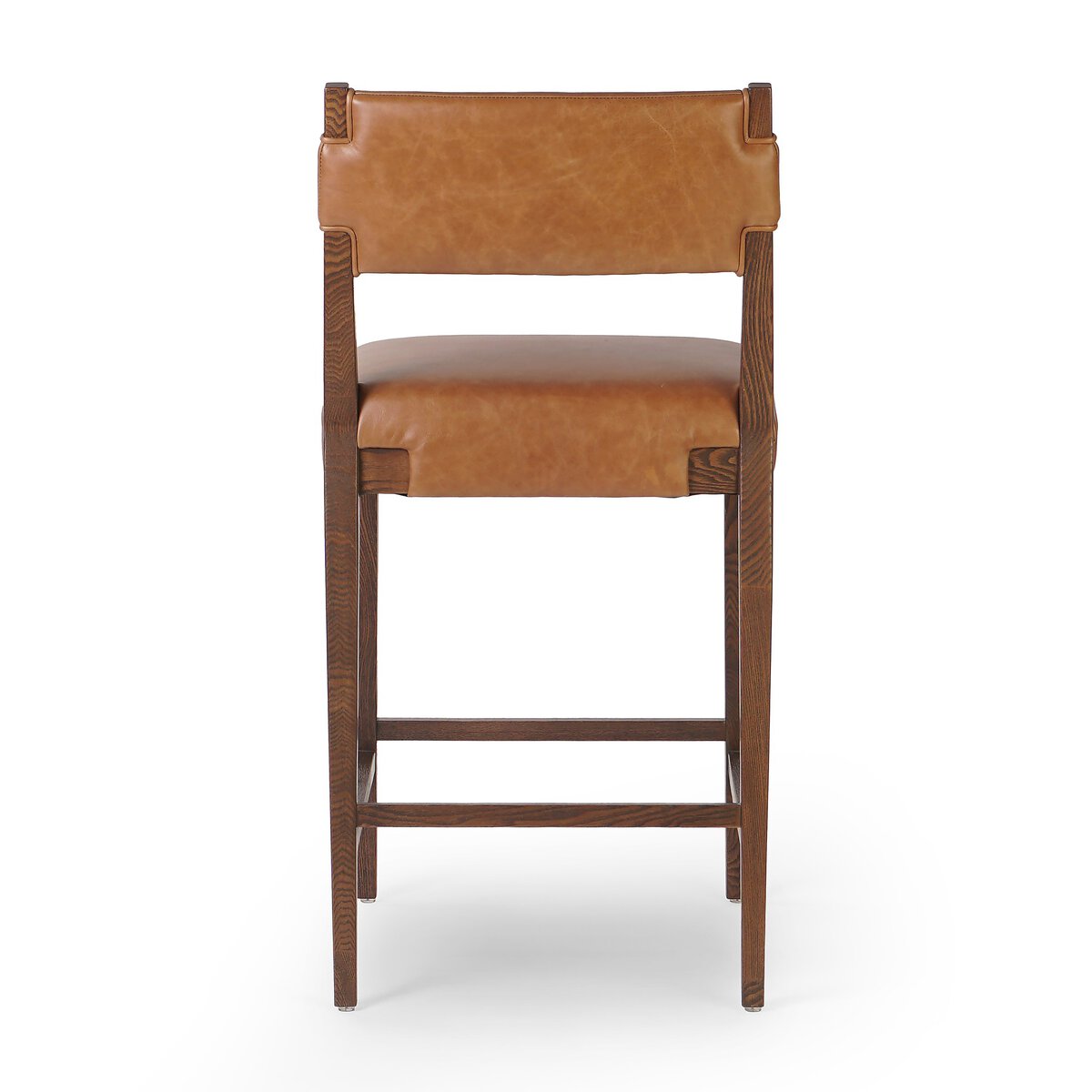 Tamari Cuero Top Chestnut  Counter Stool