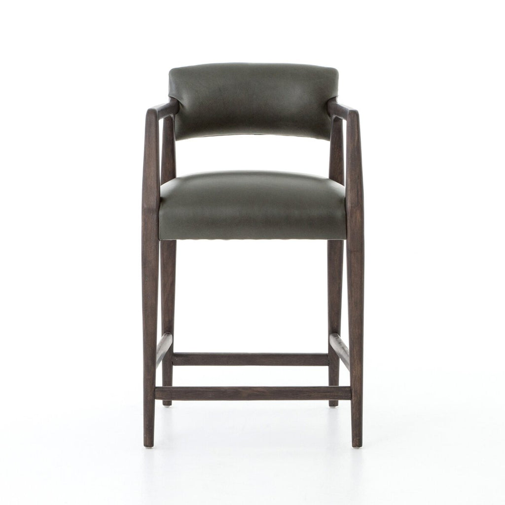 Tyler Cuero Top Negro Counter Stool