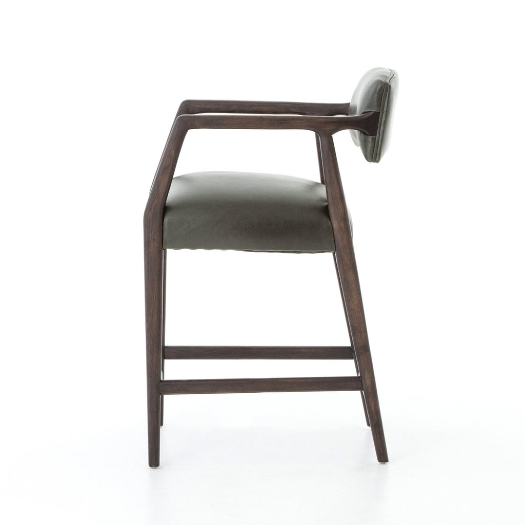 Tyler Cuero Top Negro Counter Stool