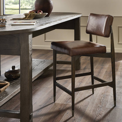 Anton Cuero Top Camel Bar Stool