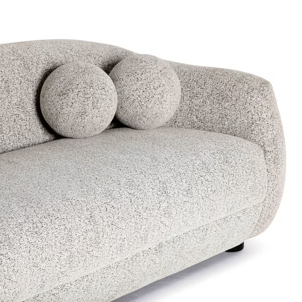 Judy Blanco y Negro Sofa