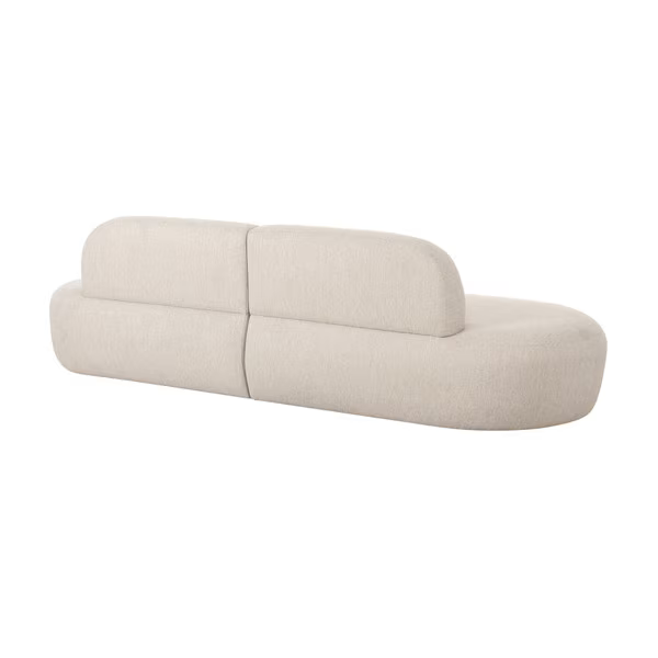 Brooha Beige Sofa Modular 2 piezas