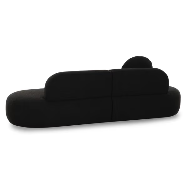 Brooha Negro Sofa Modular 2 piezas