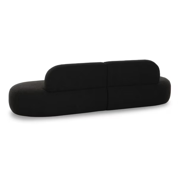 Brooha Negro Sofa Modular 2 piezas