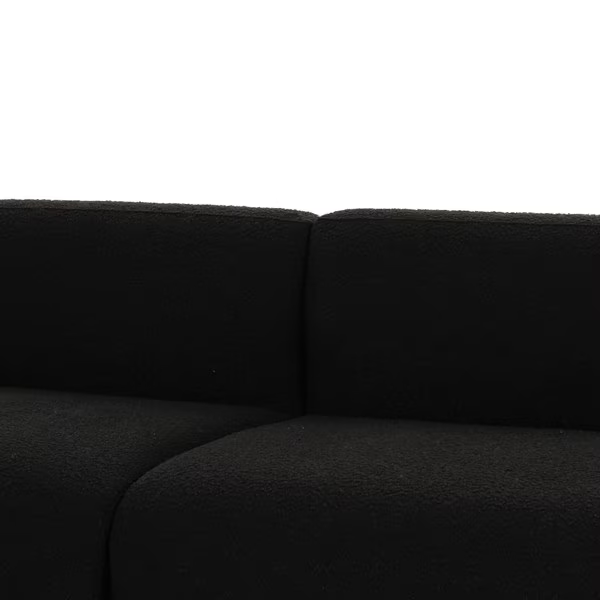 Brooha Negro Sofa Modular 2 piezas