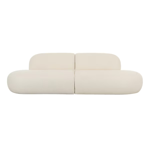 Brooha Crema Sofa Modular 2 piezas