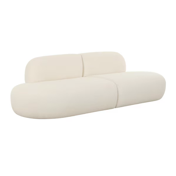 Brooha Crema Sofa Modular 2 piezas
