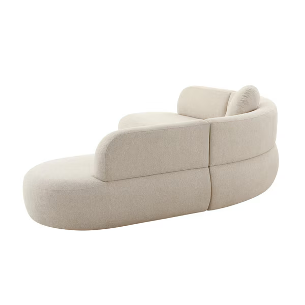 Brooha Beige Sofa Seccional Modular 3 piezas