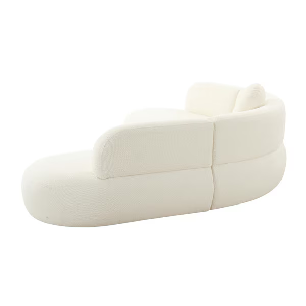 Brooha Crema Sofa Seccional Modular 3 piezas