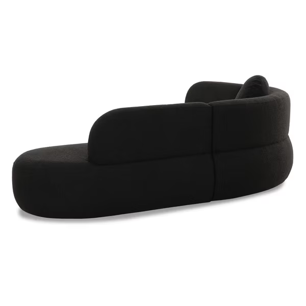 Brooha Negro Sofa Seccional Modular 3 piezas